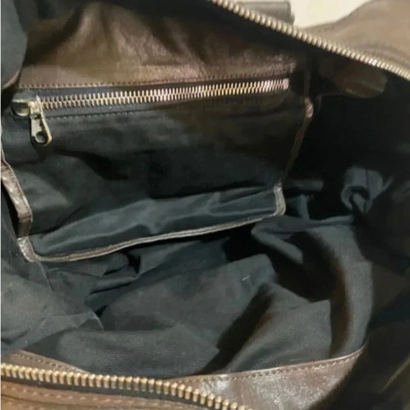 Chloe dark gray leather shoulder handbag - Picture 10 of 13